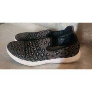 Clarks Women’s Adella Cloud Steppers Slip-on Sneakers Dark Olive Gray Size 9.5